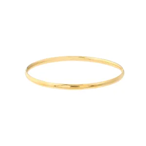 14k Gold Slip-On Tube Bangle