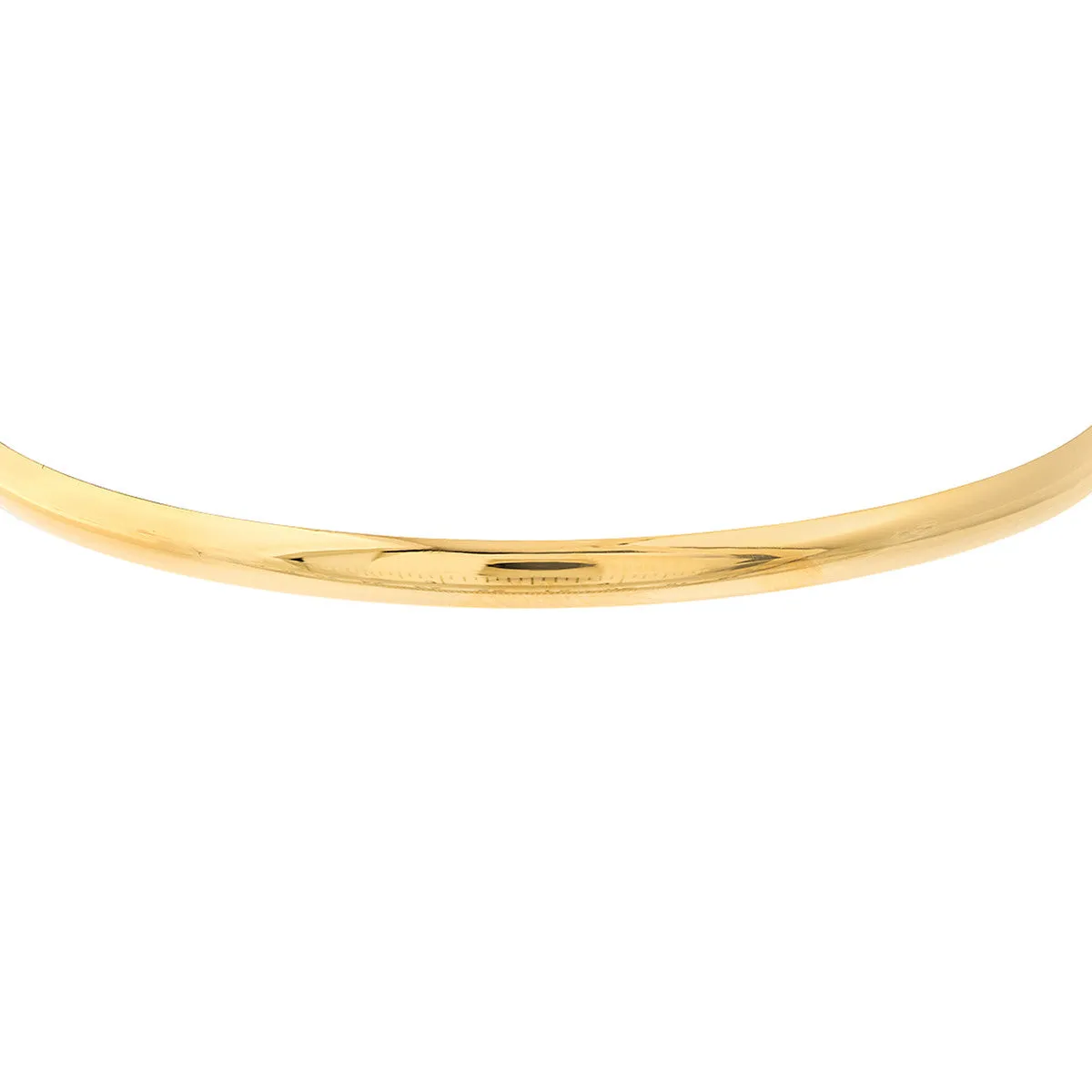 14k Gold Slip-On Tube Bangle
