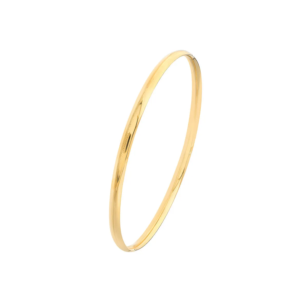 14k Gold Slip-On Tube Bangle