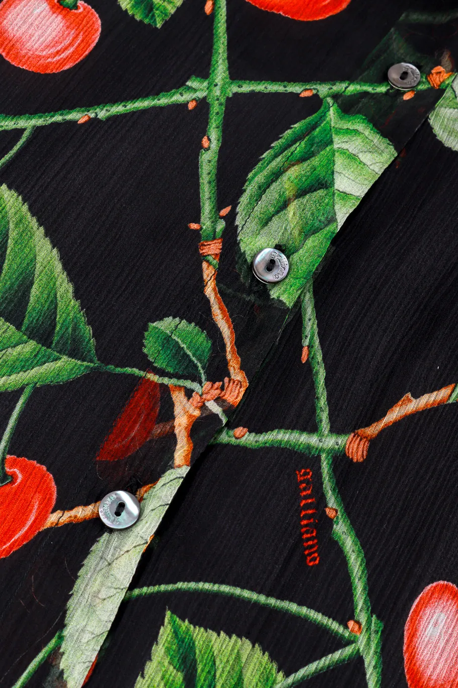 2003 F/W Plissé Cherry Dress