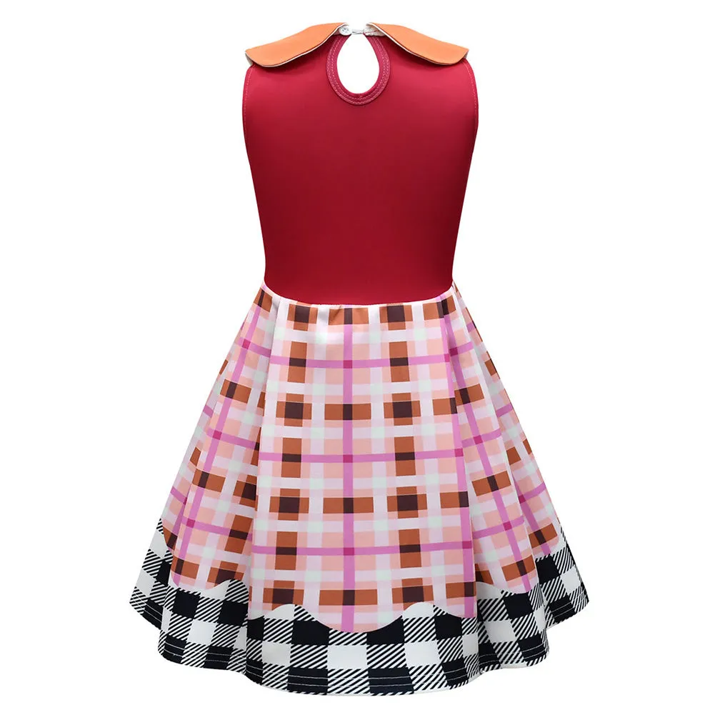 2Pcs Hocus Pocus Dress Mary Sanderson Cosplay Costume  Dress Outfits Halloween Carnival Suit