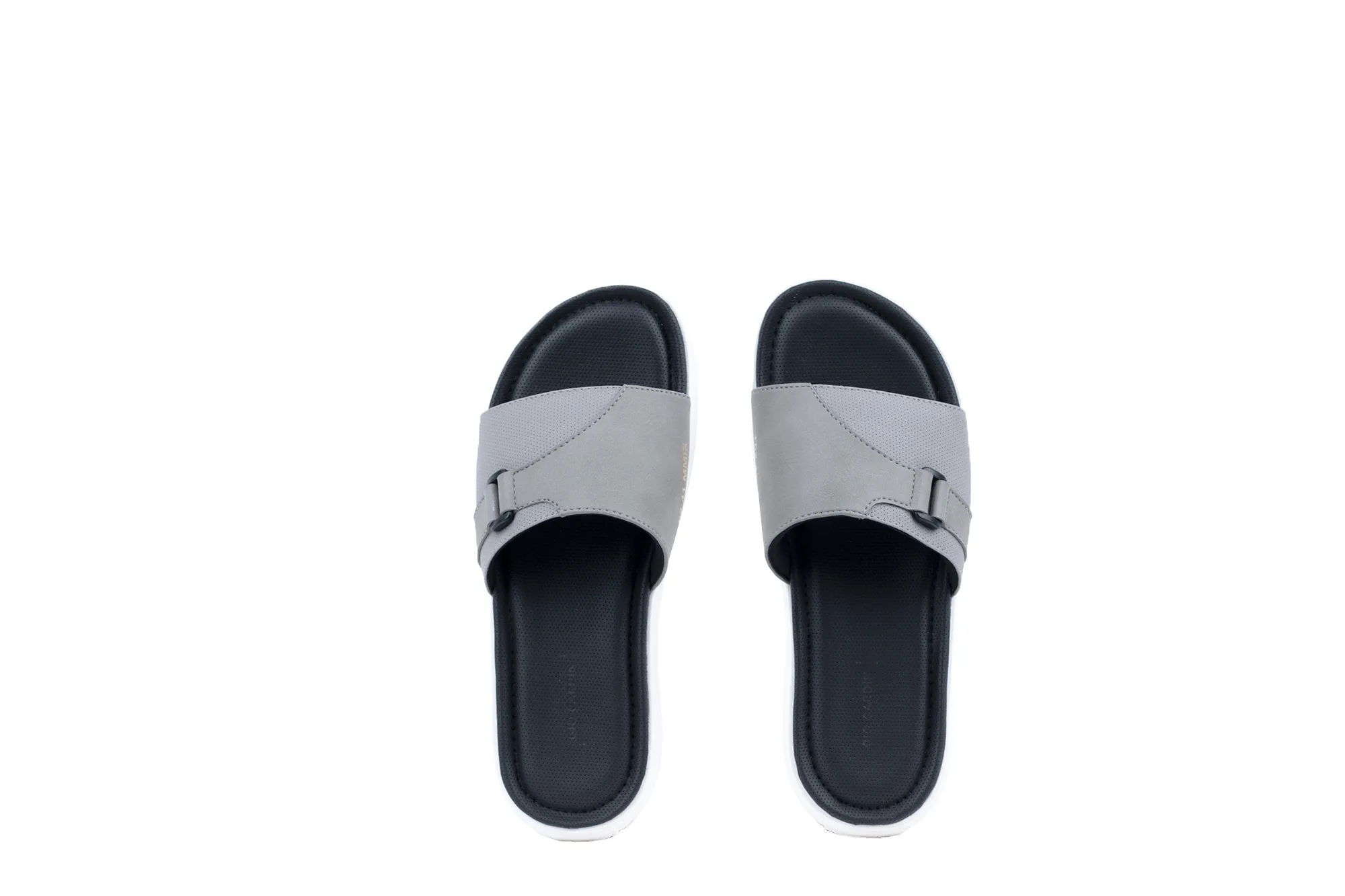 AEZAR SLIDES | GREY / WHITE | UNISEX
