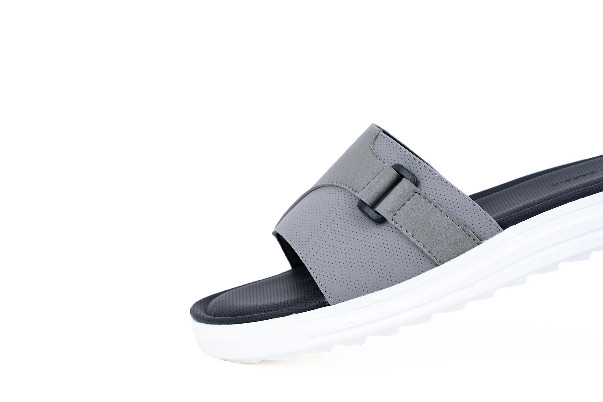 AEZAR SLIDES | GREY / WHITE | UNISEX