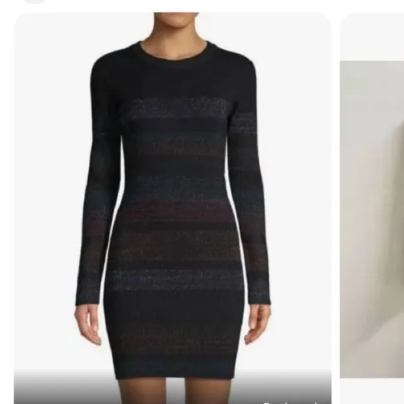 Anthropologie Body Con Knit Dress