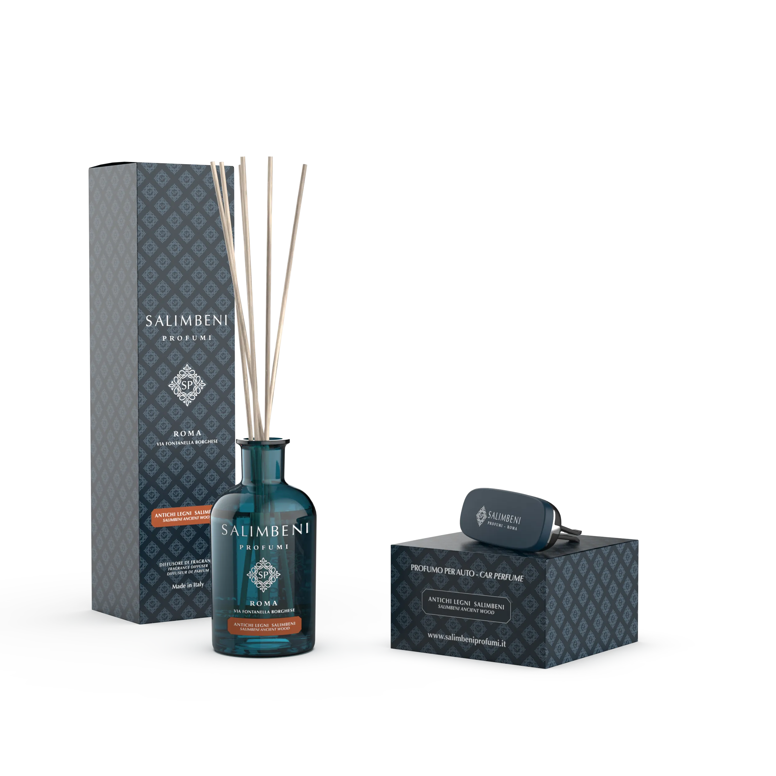 Antichi Legni Salimbeni 100 ml   Profumatore auto Antichi Legni Salimbeni (supporto A SCELTA)