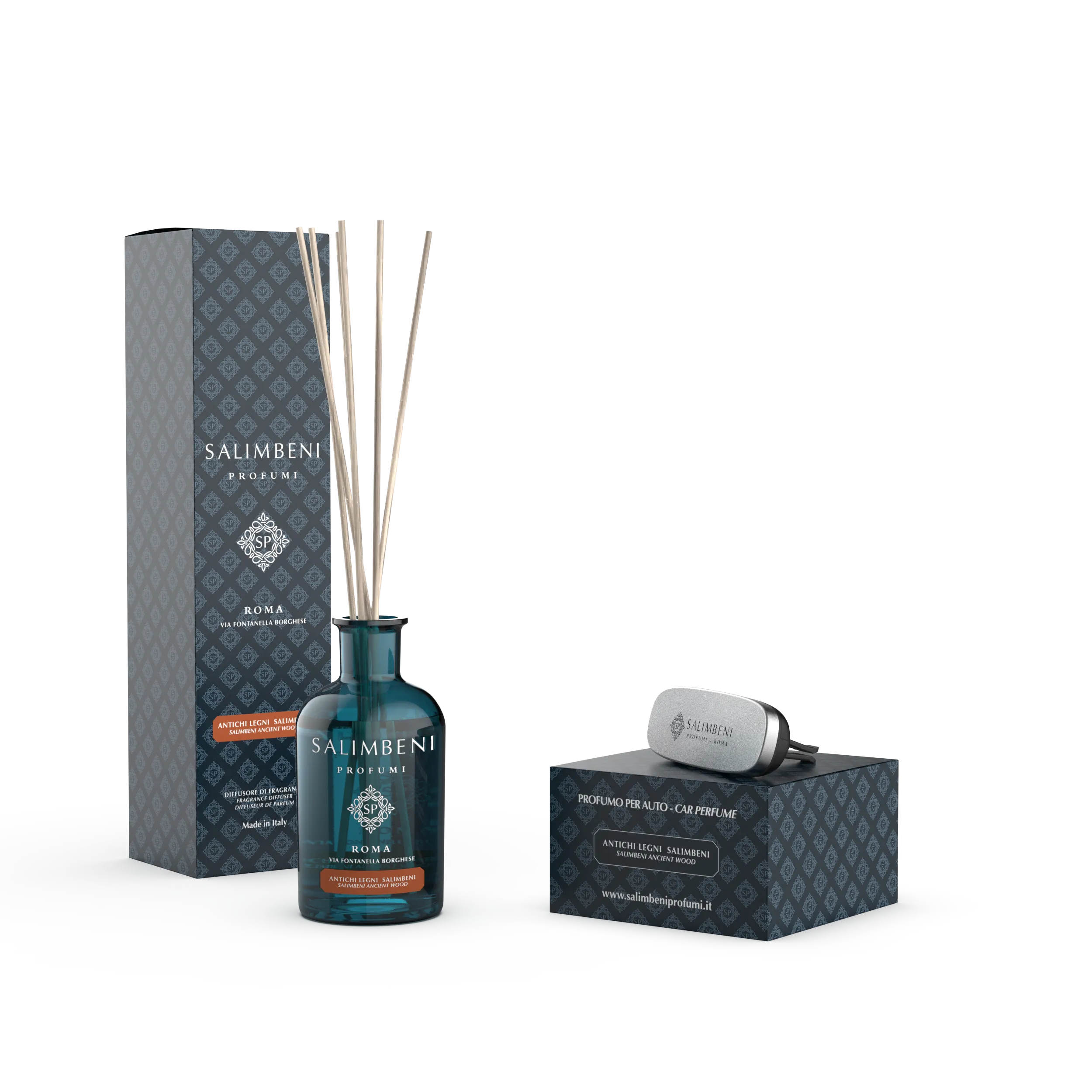 Antichi Legni Salimbeni 100 ml   Profumatore auto Antichi Legni Salimbeni (supporto A SCELTA)