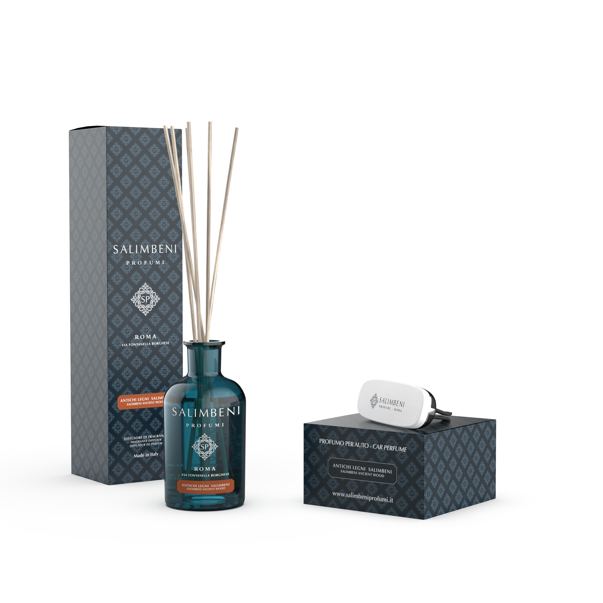 Antichi Legni Salimbeni 100 ml   Profumatore auto Antichi Legni Salimbeni (supporto A SCELTA)