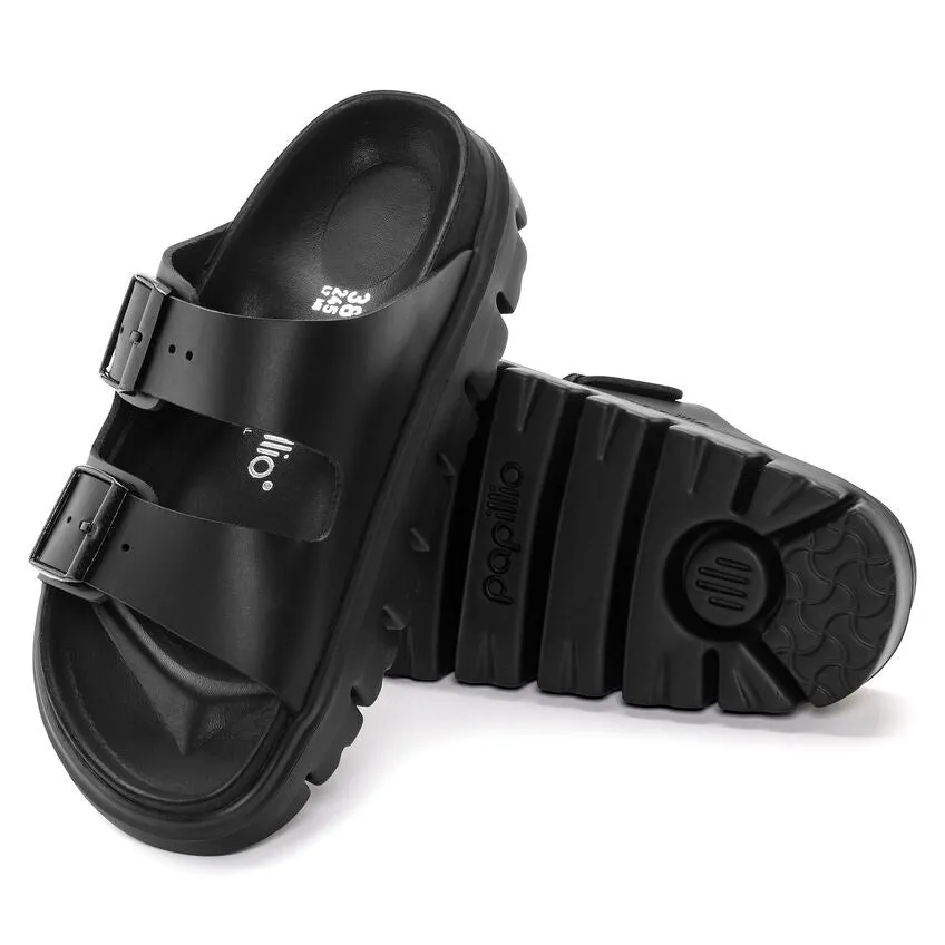 Arizona Chunky Exquisite - Black Leather||Arizona grosse semelle raffinée - Cuir noir
