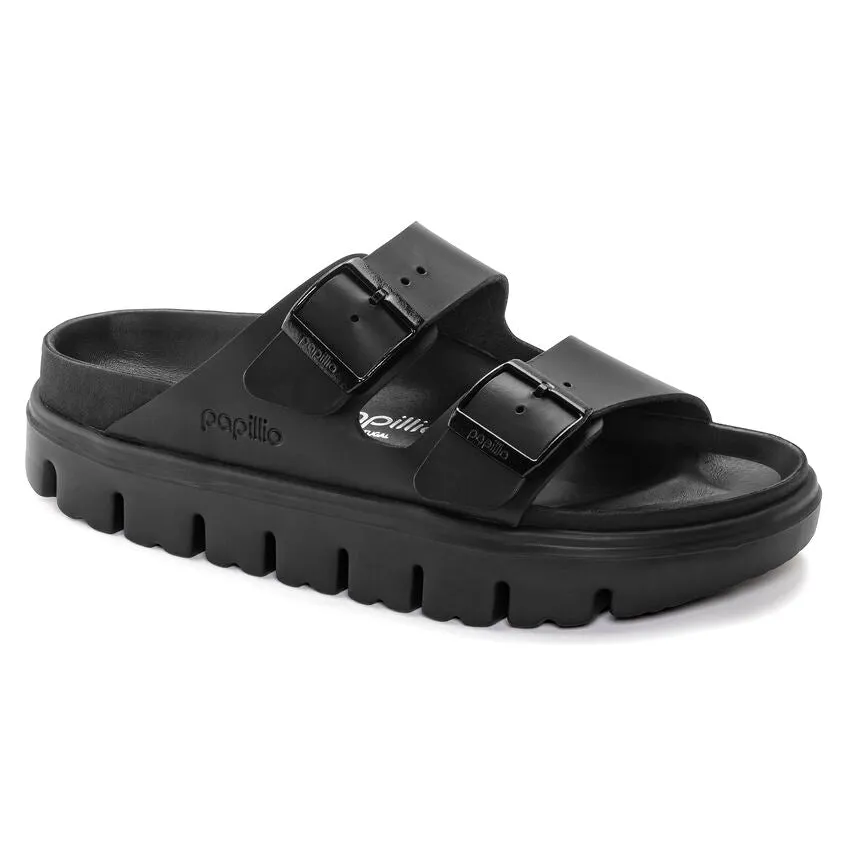 Arizona Chunky Exquisite - Black Leather||Arizona grosse semelle raffinée - Cuir noir
