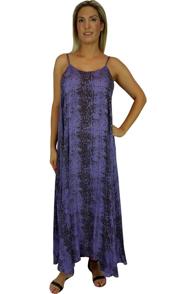 Aura Dress "Python" Print