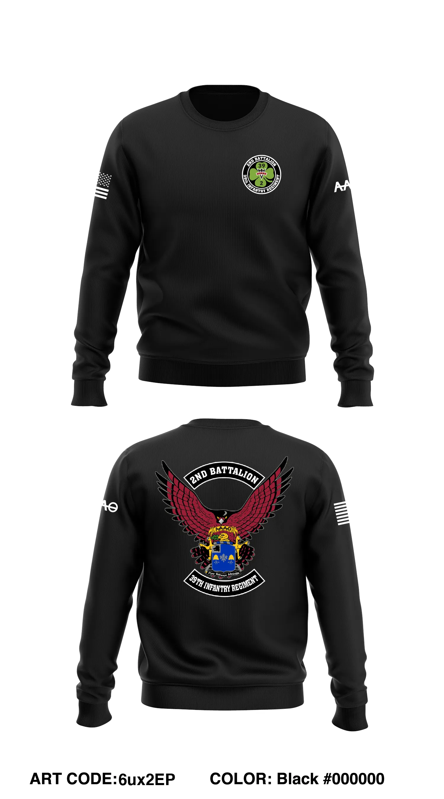 B co 2-39 IN Comfort Unisex Crewneck Sweatshirt - 6ux2EP