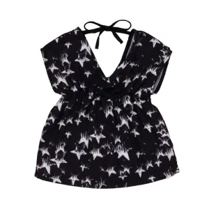 Baby Winter Dress // star shower // 0-3m // LAST ONE