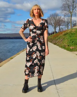 Back to Black Midi Dress