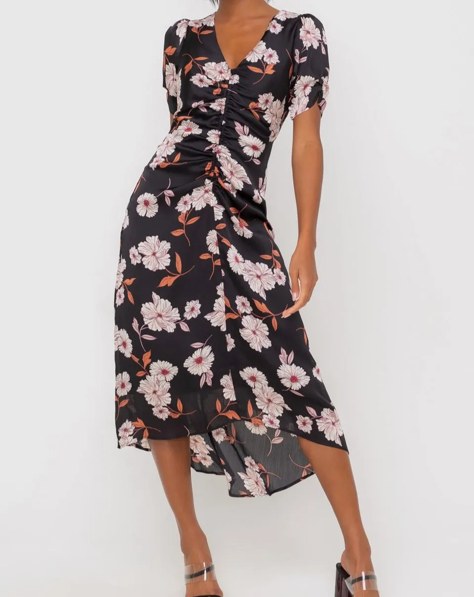 Back to Black Midi Dress
