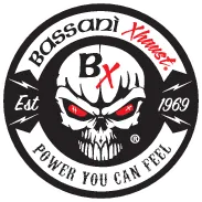 Bassani Manufacturing 1F72DNT6 4in. DNT Straight Can Muffler with Acoustically Tuned Baffle - Chrome with Chrome End Cap