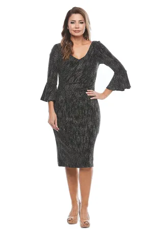 Bell Sleeve Cocktail Dress