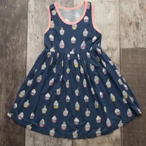 Bestaroo Navy Cupcake Racerback Dress
