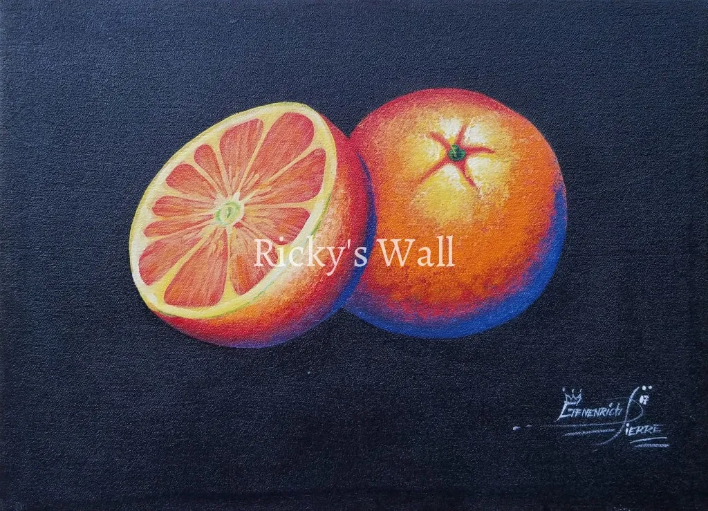 Black Oranges - PREMIUM - 16 x 11.75 in. by Genenrich