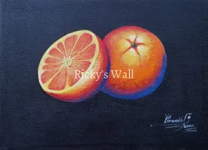 Black Oranges - PREMIUM - 16 x 11.75 in. by Genenrich