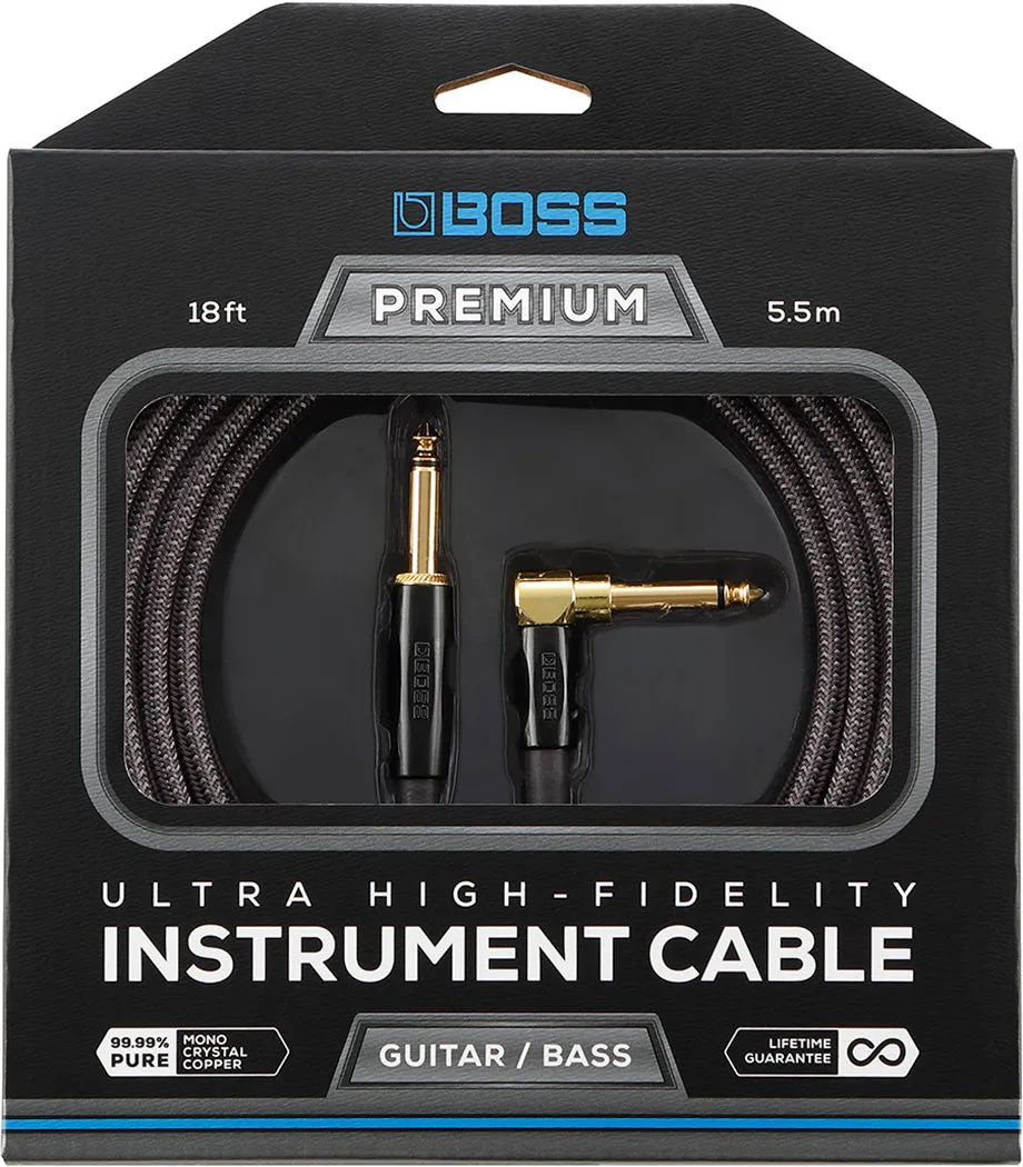 Boss BIC-P18A Premium Cable 18ft AS High-Fidelity