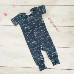 BP Baby Short Sleeve Envelope Shoulder Romper