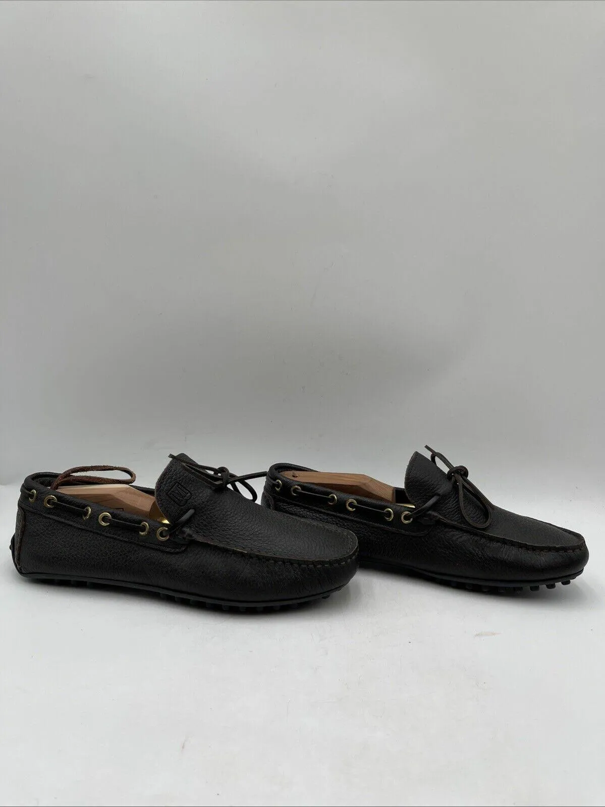 Bruno Marlo Men’s Tino Leather Loafers Slip-On Brown Size 8M - Very Good