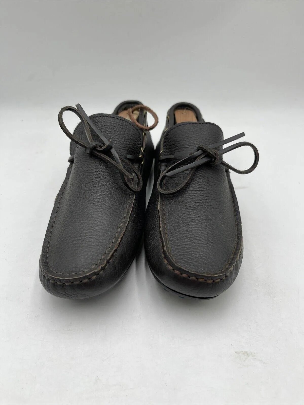 Bruno Marlo Men’s Tino Leather Loafers Slip-On Brown Size 8M - Very Good