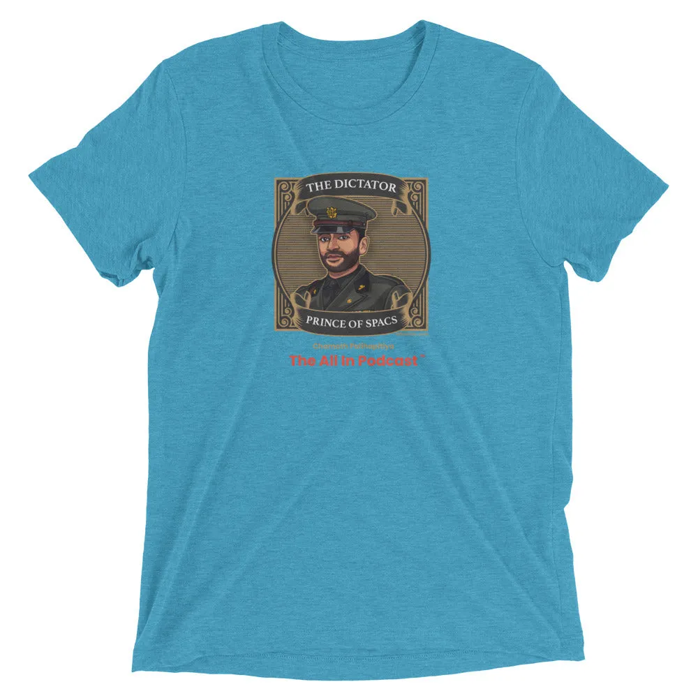 Chamath Palihapitiya: The Dictator - Short sleeve t-shirt