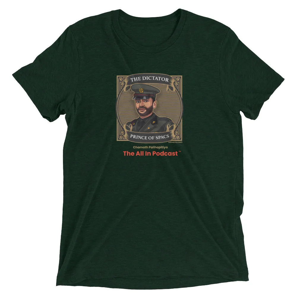 Chamath Palihapitiya: The Dictator - Short sleeve t-shirt