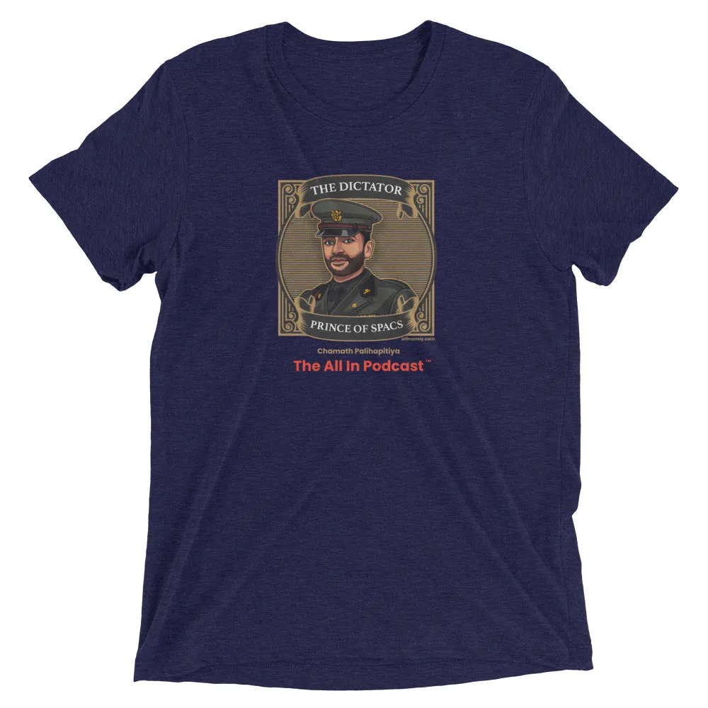 Chamath Palihapitiya: The Dictator - Short sleeve t-shirt