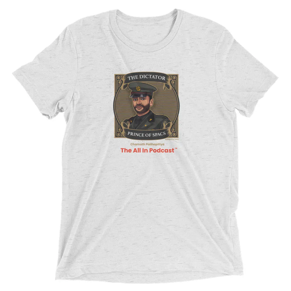 Chamath Palihapitiya: The Dictator - Short sleeve t-shirt