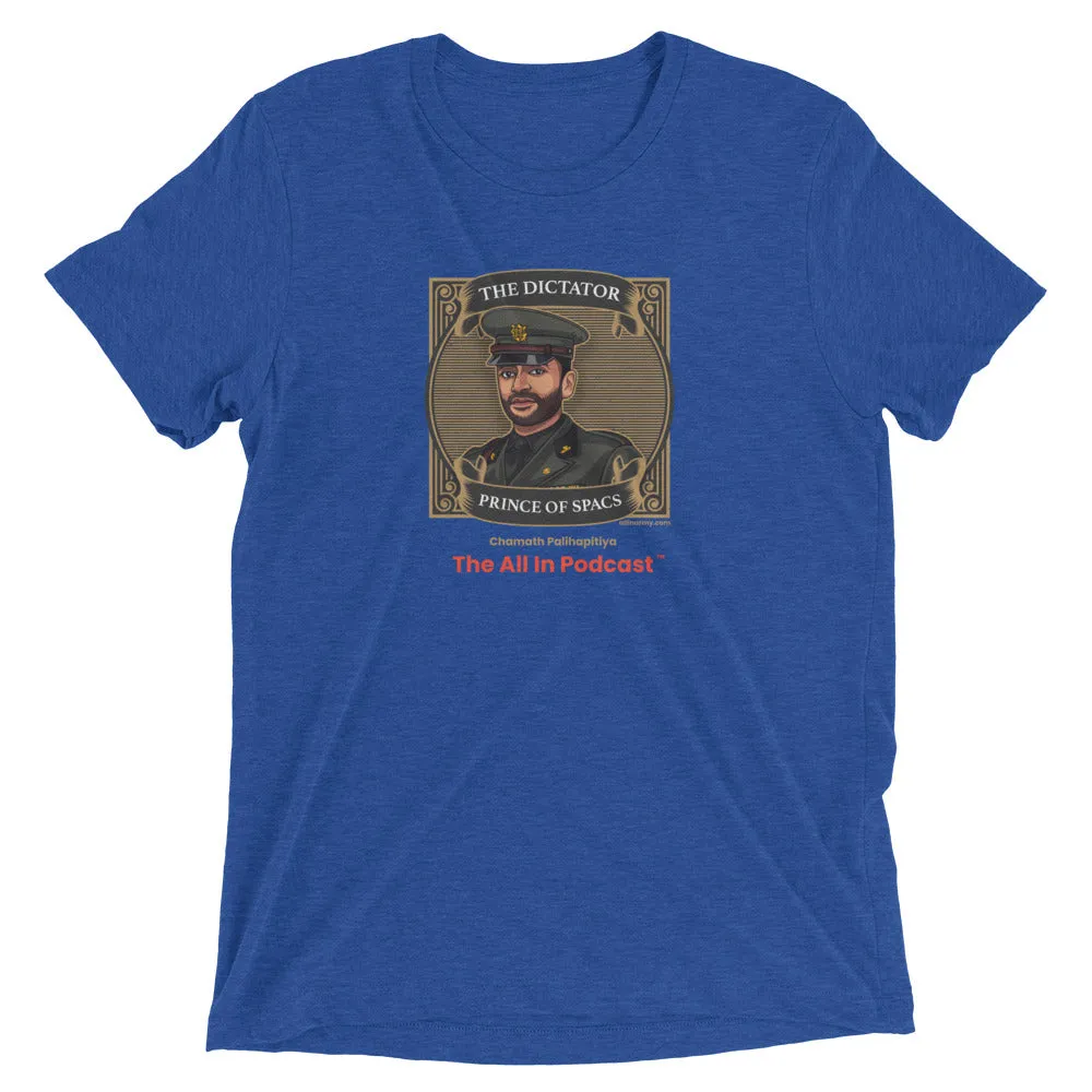 Chamath Palihapitiya: The Dictator - Short sleeve t-shirt