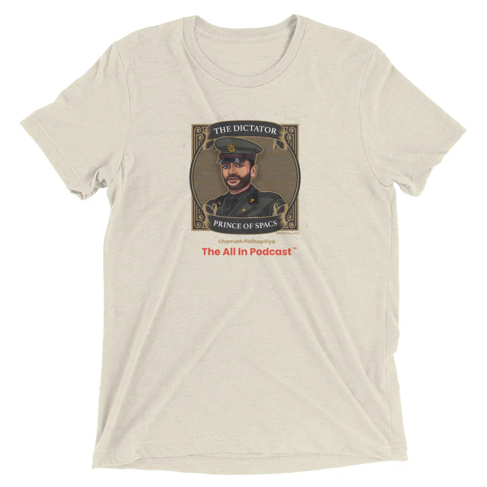 Chamath Palihapitiya: The Dictator - Short sleeve t-shirt