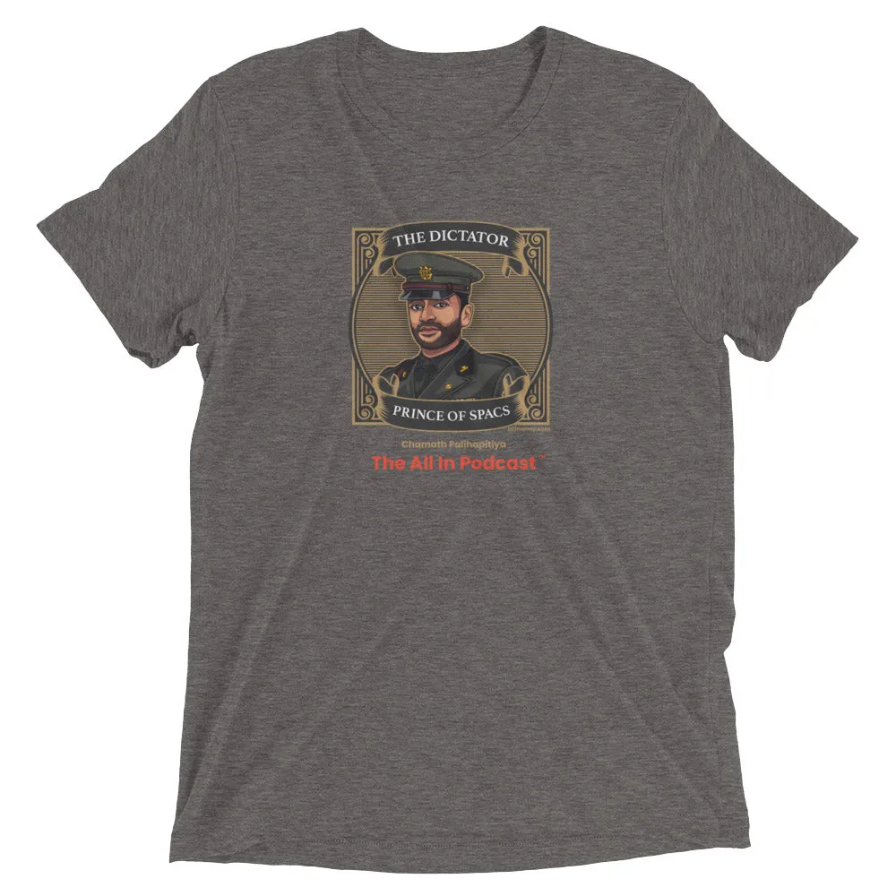 Chamath Palihapitiya: The Dictator - Short sleeve t-shirt
