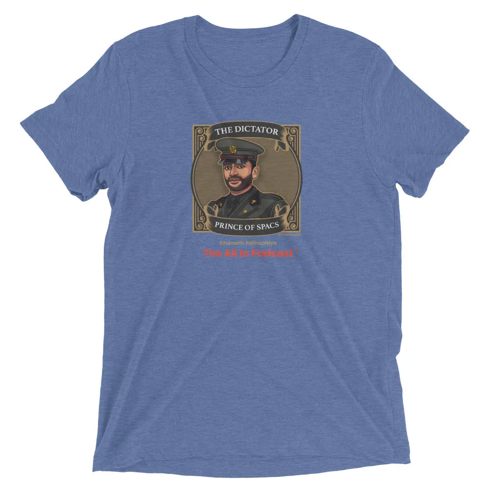 Chamath Palihapitiya: The Dictator - Short sleeve t-shirt