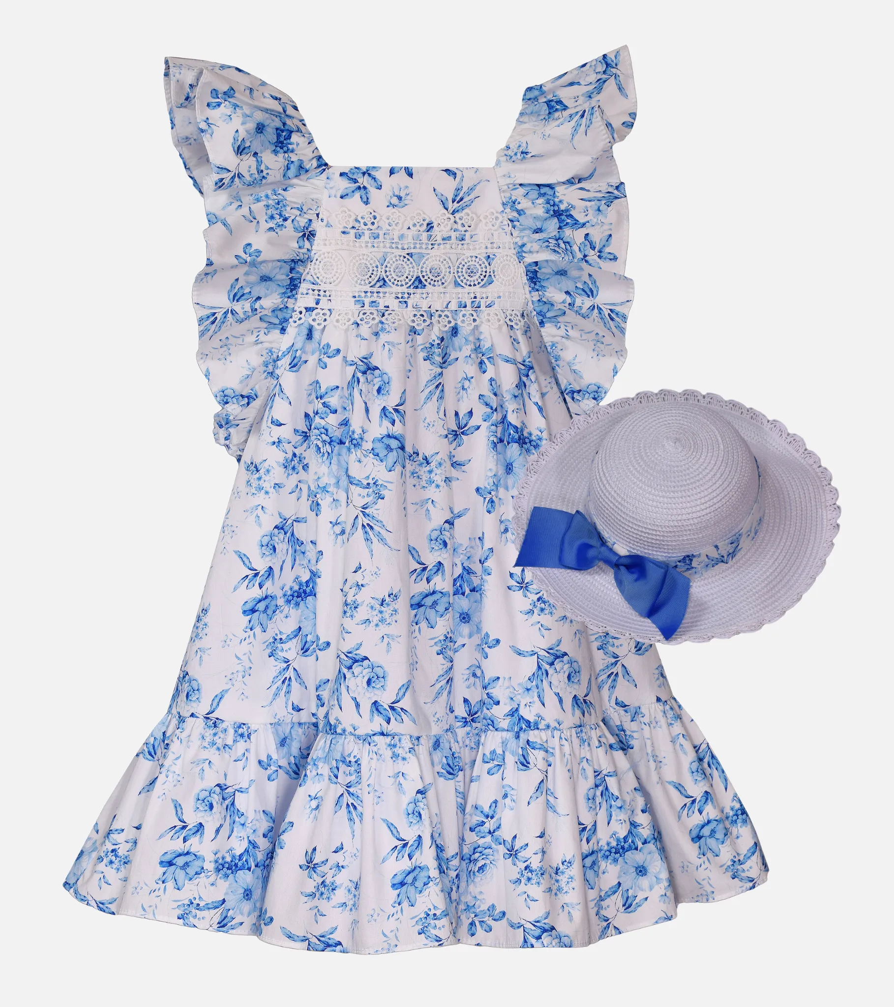 Charlotte Pinafore Dress with Hat
