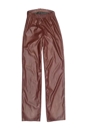 CHOCOLATE PU COMFORT CARGOS