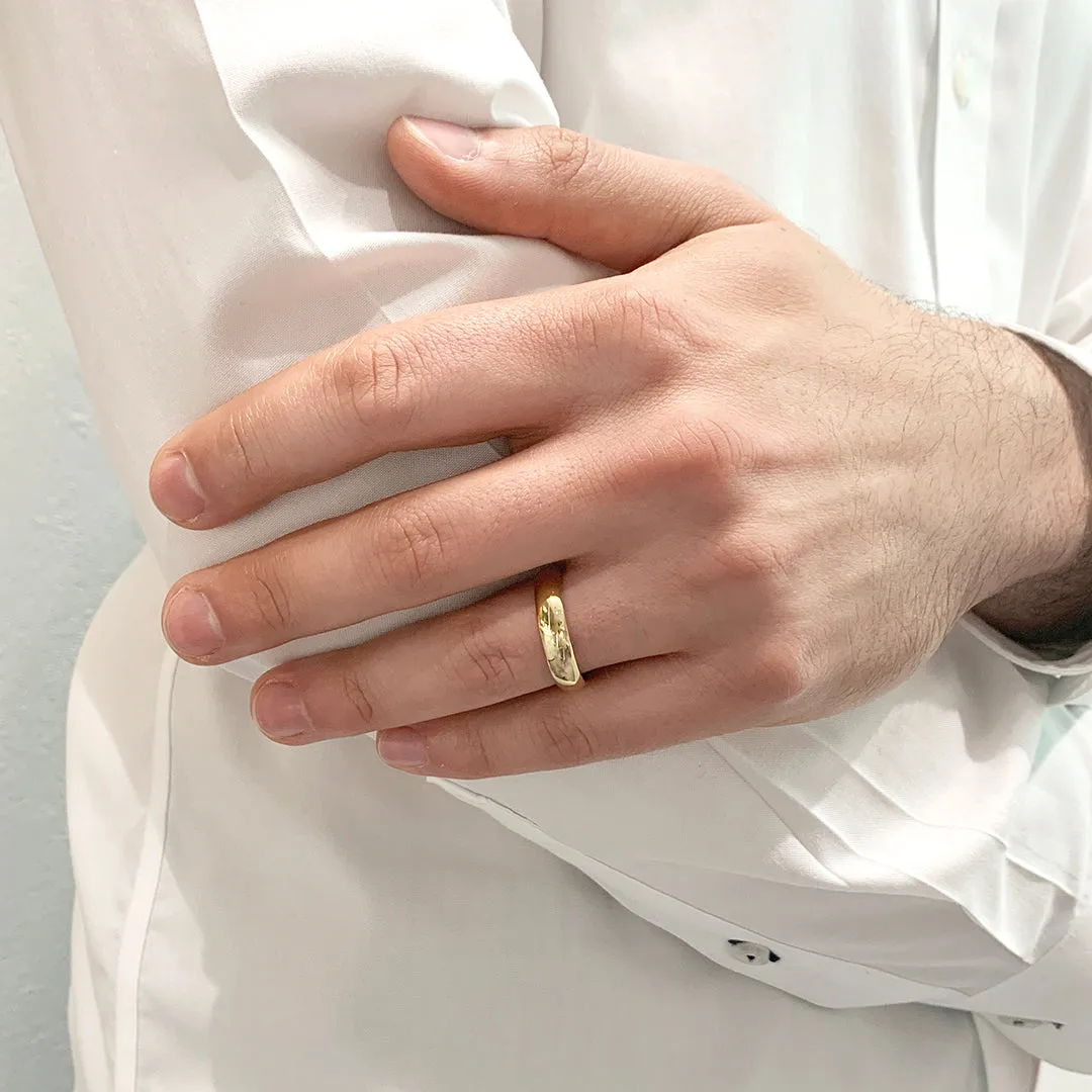 Comfort Fit Domed Wedding Band 5mm