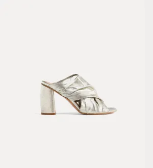Crossover Sandals - Silver