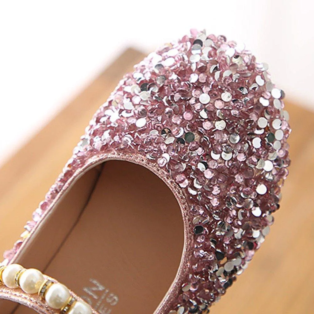 Crystal Bowknot Princess Shoes - Priority Shipping