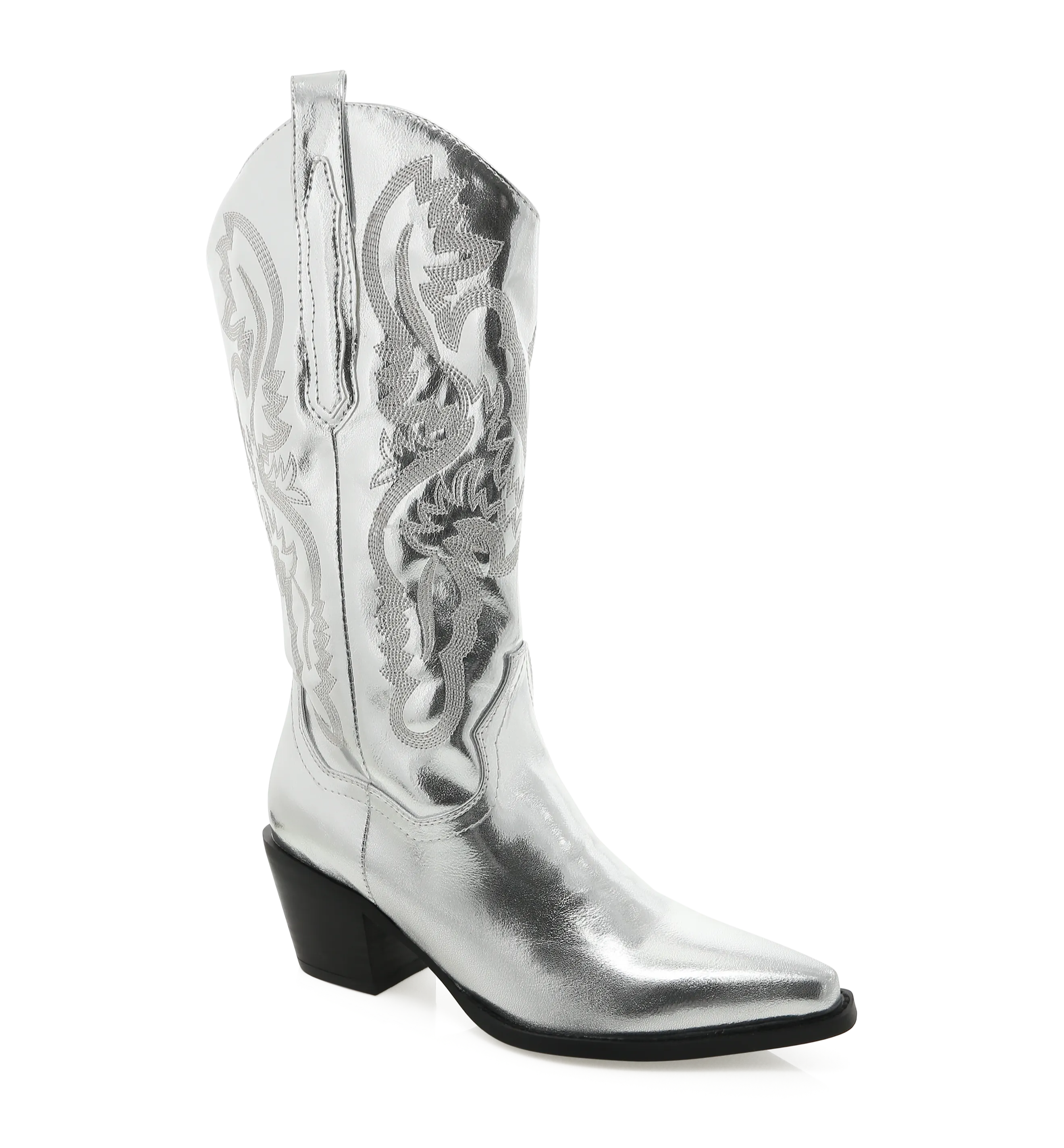 Danilo Boot- Silver Metallic