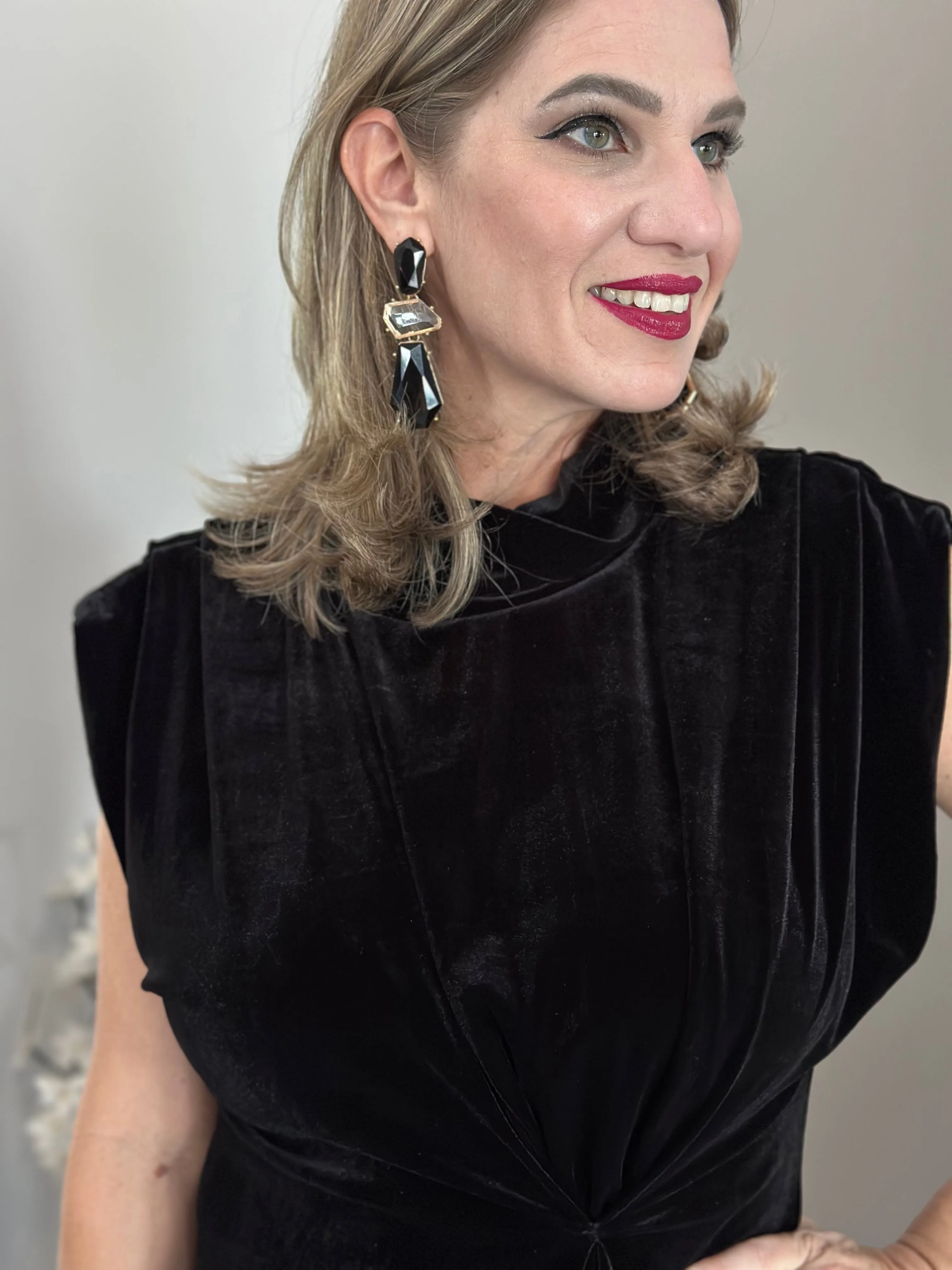 Danna Black Elegant Dress