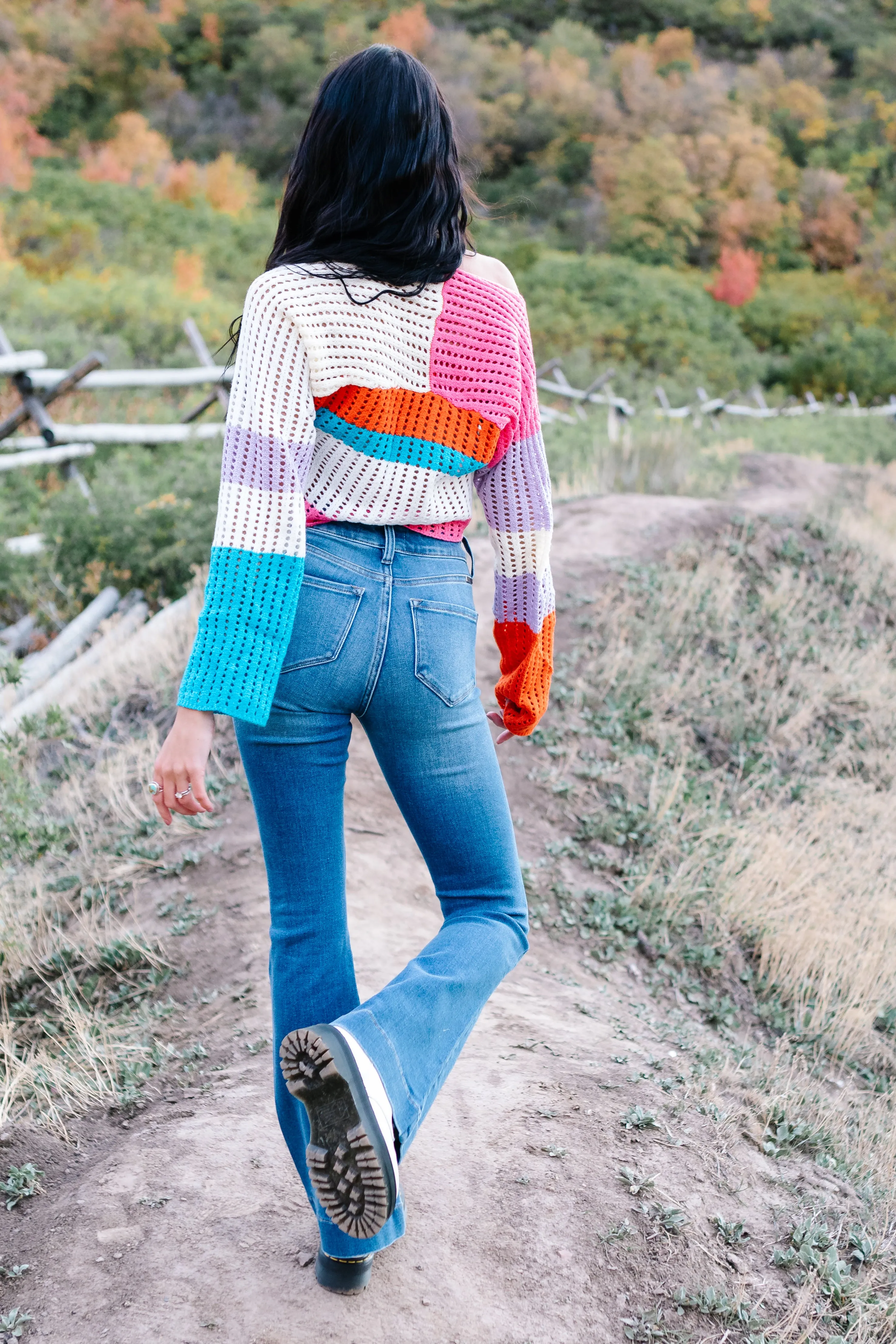 Delilah High Rise Flares by Kancan