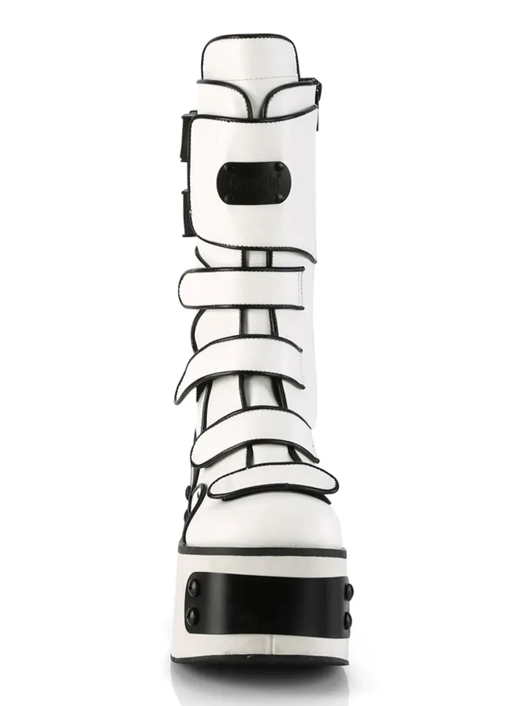 DEMONIA KERA-108 - WHITE VEGAN LEATHER ✰ PRE ORDER ✰