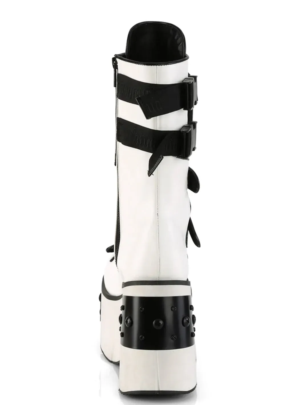 DEMONIA KERA-108 - WHITE VEGAN LEATHER ✰ PRE ORDER ✰