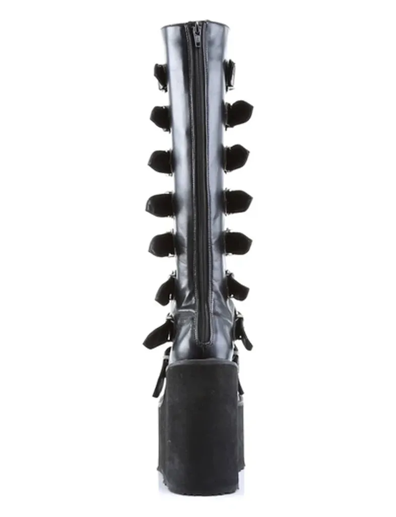 DEMONIA SWING-815 - BLACK VEGAN LEATHER ✰ PRE ORDER ✰