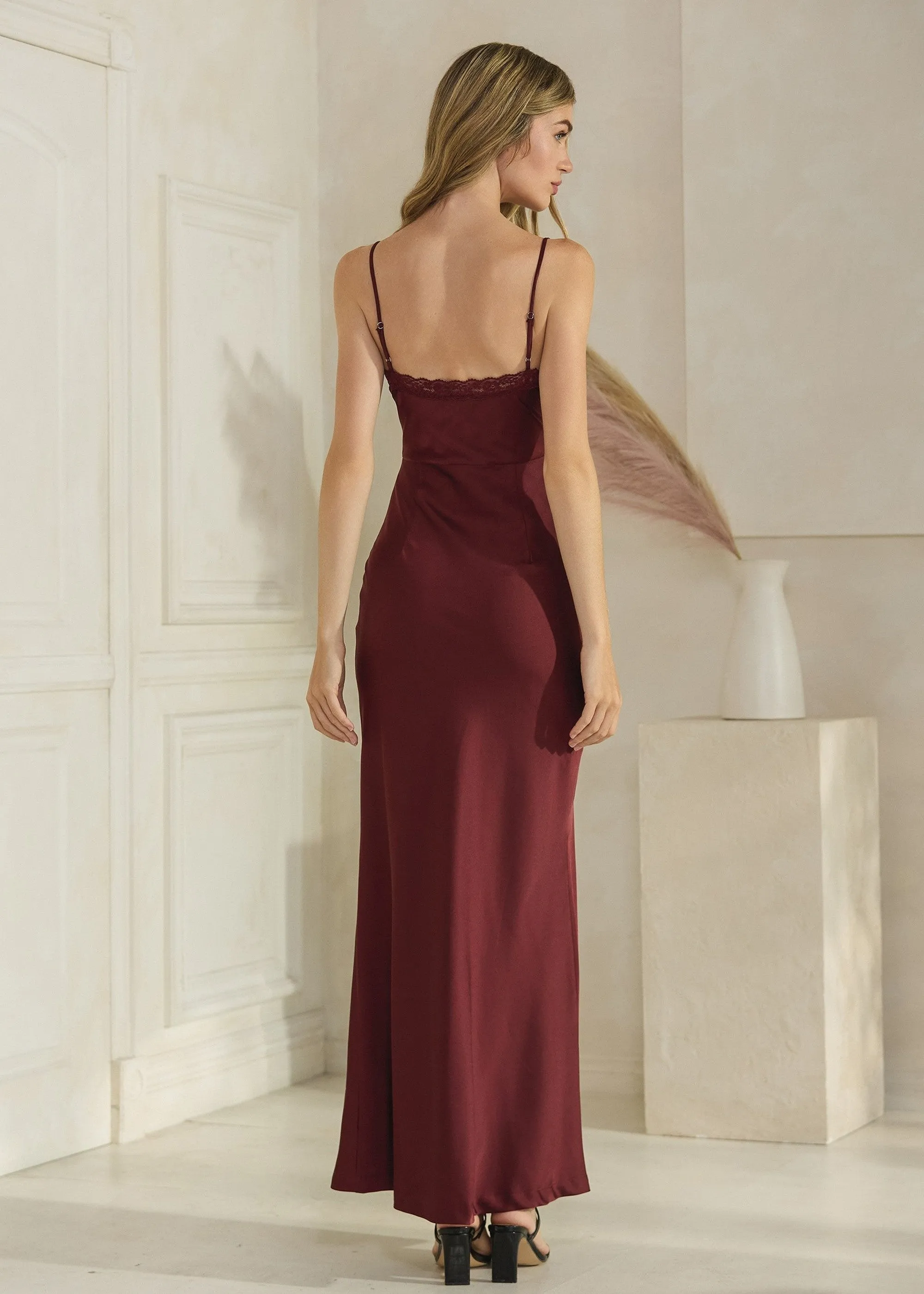 Double Take Satin Slip