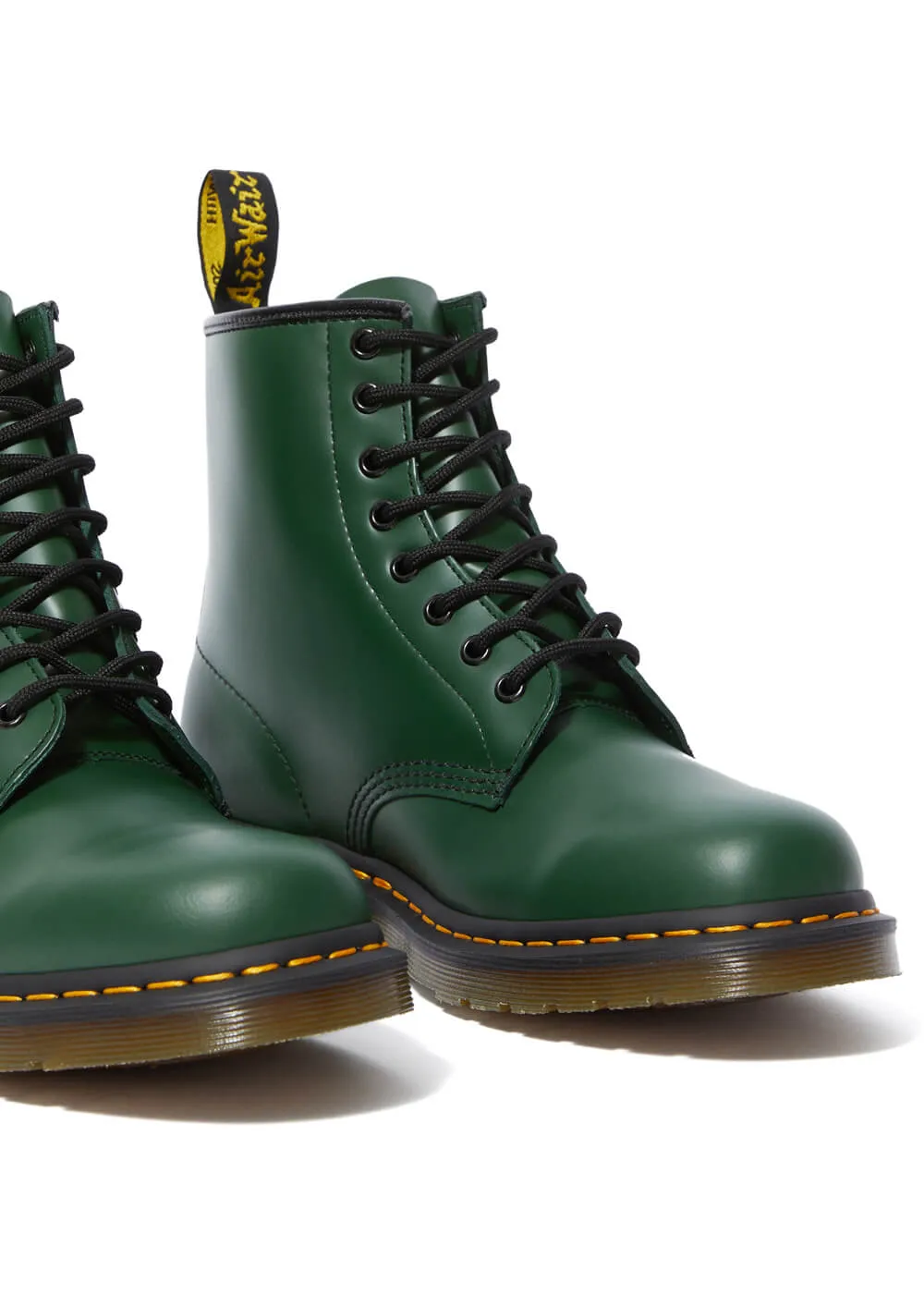 Dr. Martens 1460 Smooth Leather Boots Green