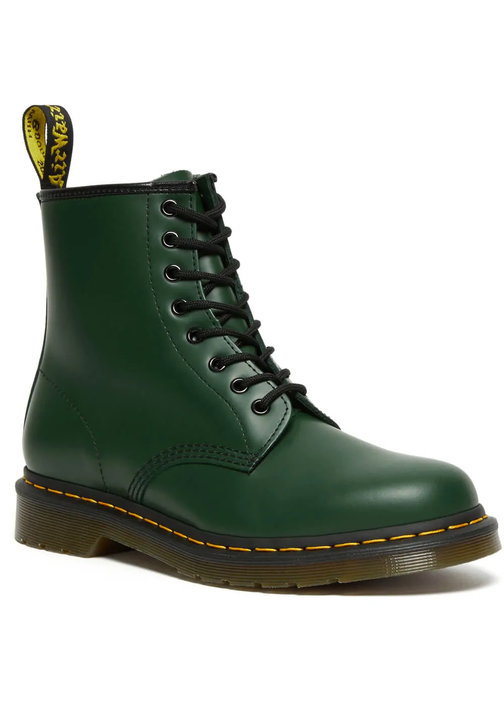Dr. Martens 1460 Smooth Leather Boots Green