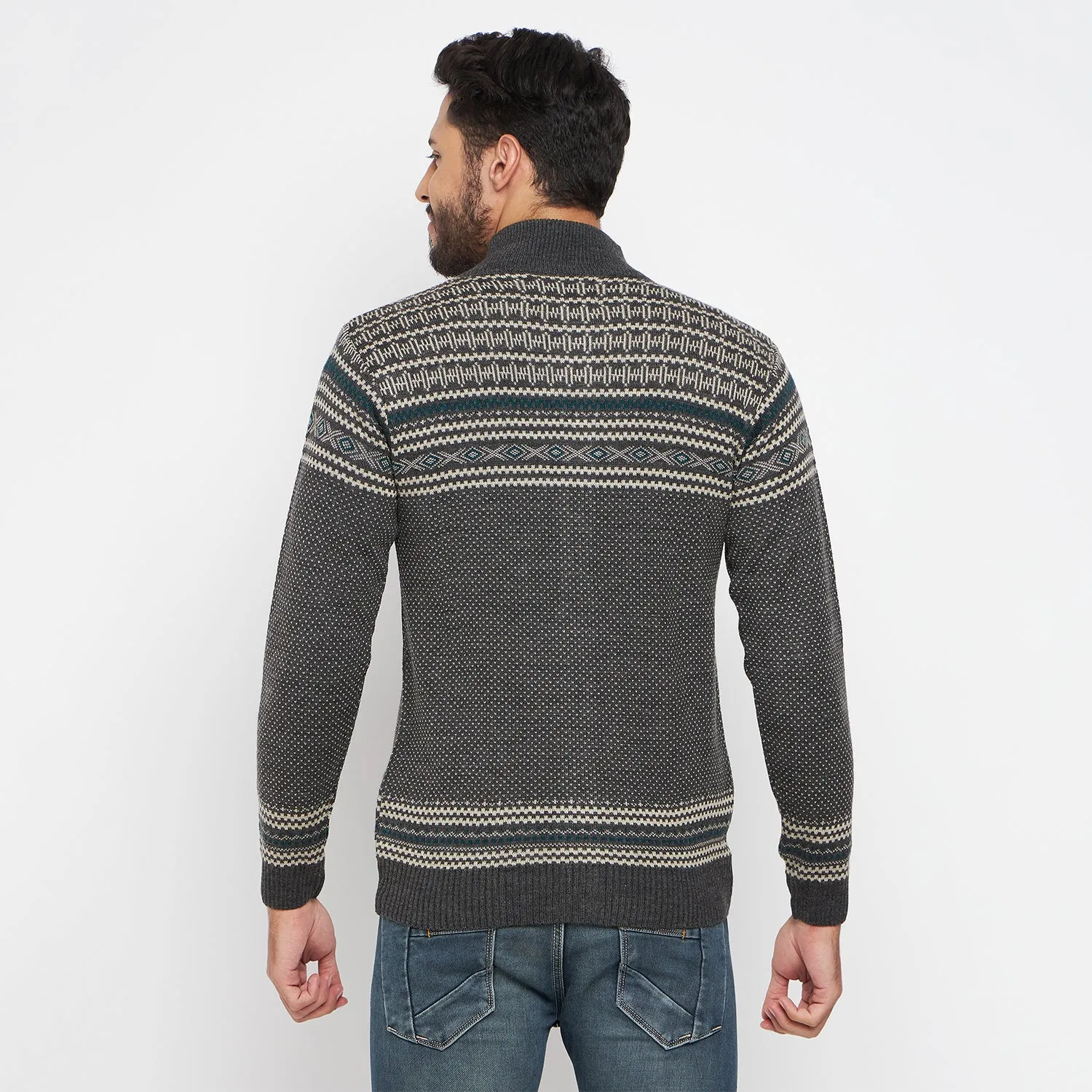 Duke Stardust Men Full Sleeve High Neck Pullover (SDS2082)